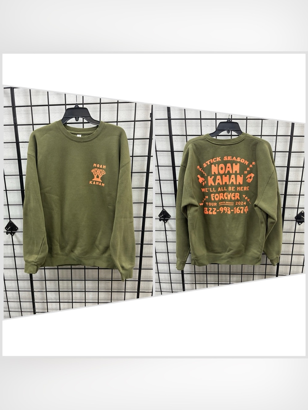 Noah Kahan 2024 Tour Sweatshirt without tags size L